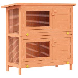 Coelheira para animais pequenos 4 portas madeira