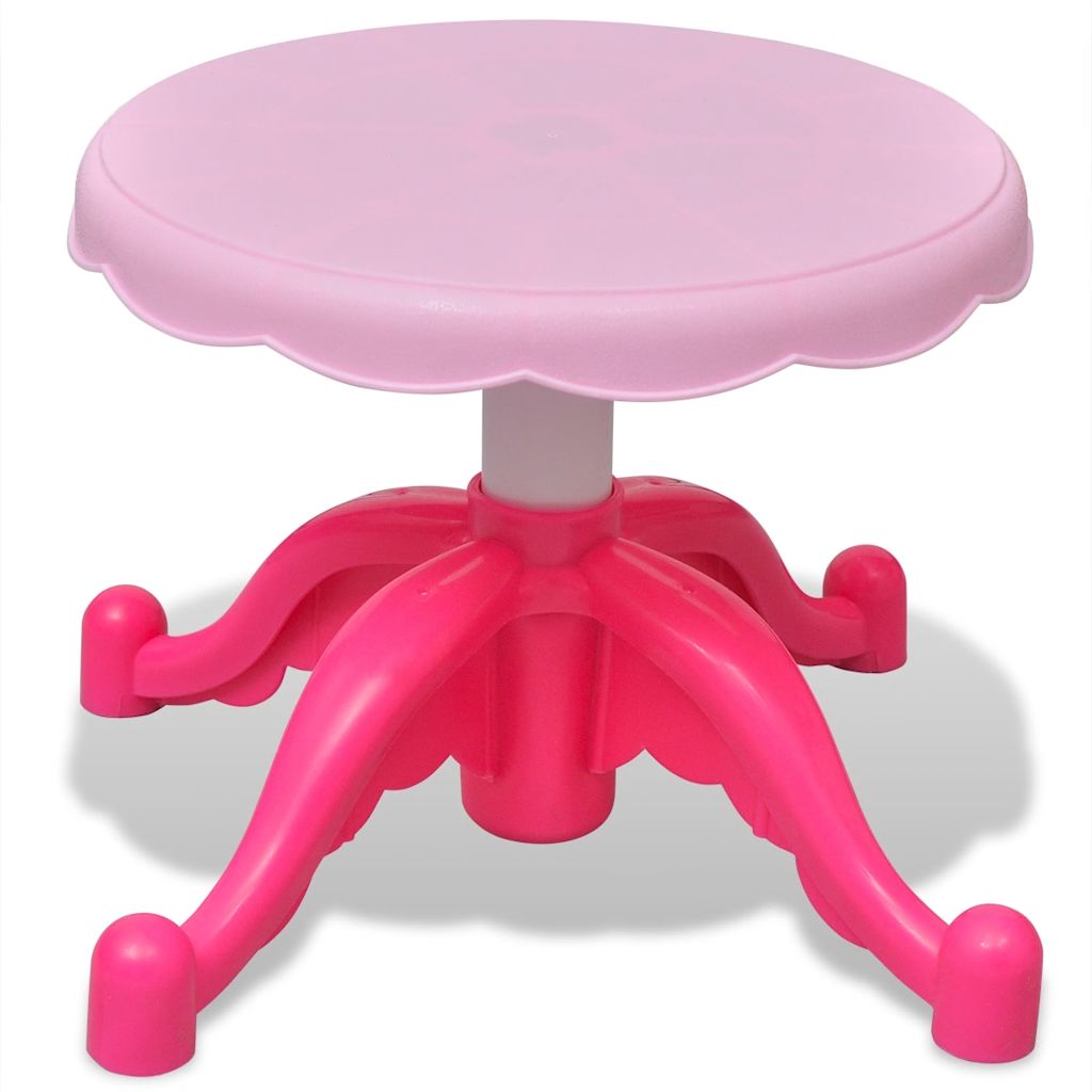 Teclado de brincar infantil com banco/microfone, 37 teclas, rosa - Image 7