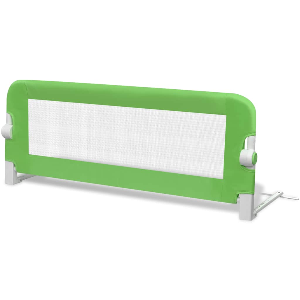 Barra de segurança para cama de criança 2 pcs 102x42 cm verde - Image 2