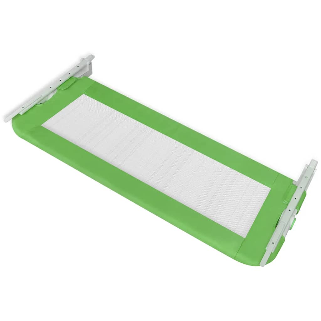 Barra de segurança para cama de criança 2 pcs 102x42 cm verde - Image 4