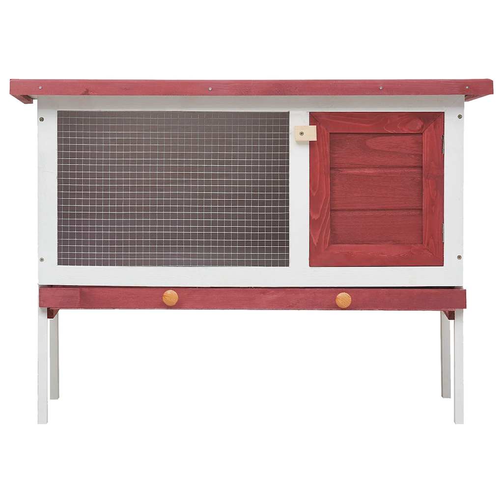 Coelheira de exterior 1 piso madeira vermelho - Image 3
