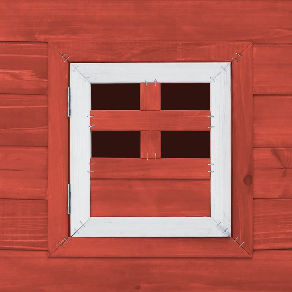 Galinheiro de exterior com gaiola para ovos madeira vermelho - Image 6
