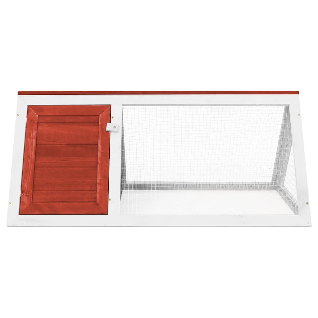 Gaiola para coelhos madeira vermelho - Image 2