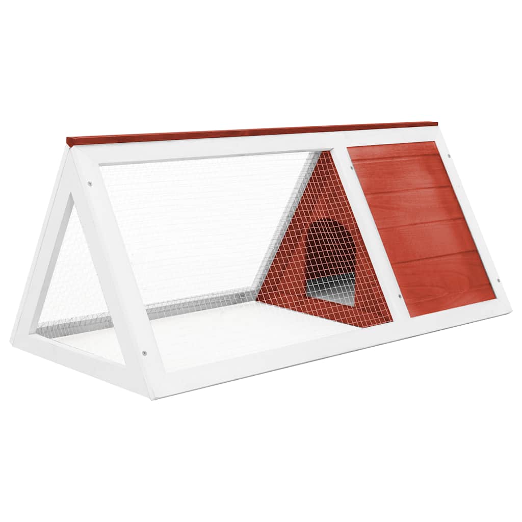Gaiola para coelhos madeira vermelho - Image 3