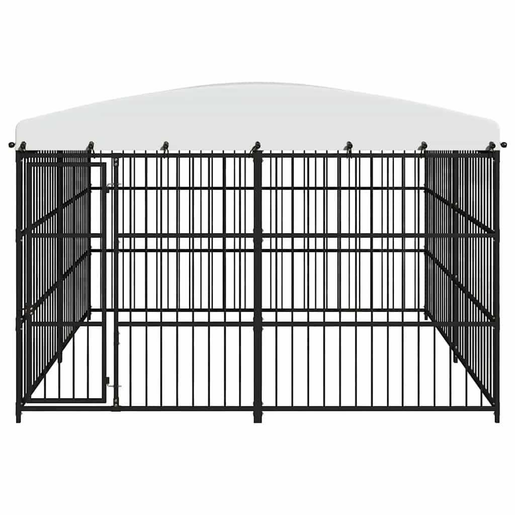 Canil com telhado de exterior 300x300x210 cm - Image 2