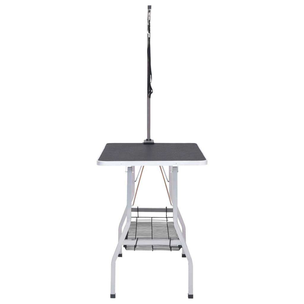 Mesa de grooming ajustável para cães com 2 laços e cesto - Image 3