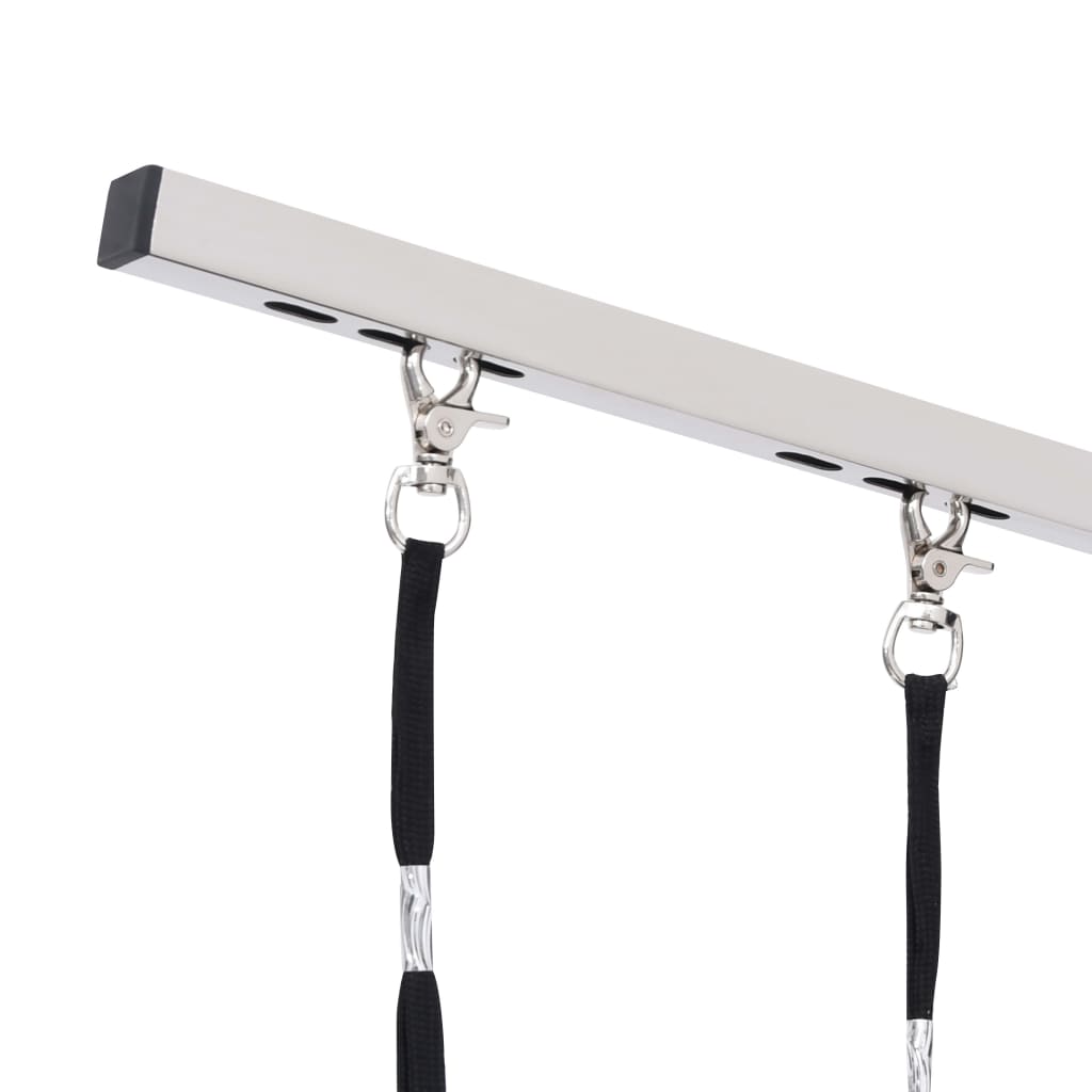 Mesa de grooming ajustável para cães com 2 laços e cesto - Image 6