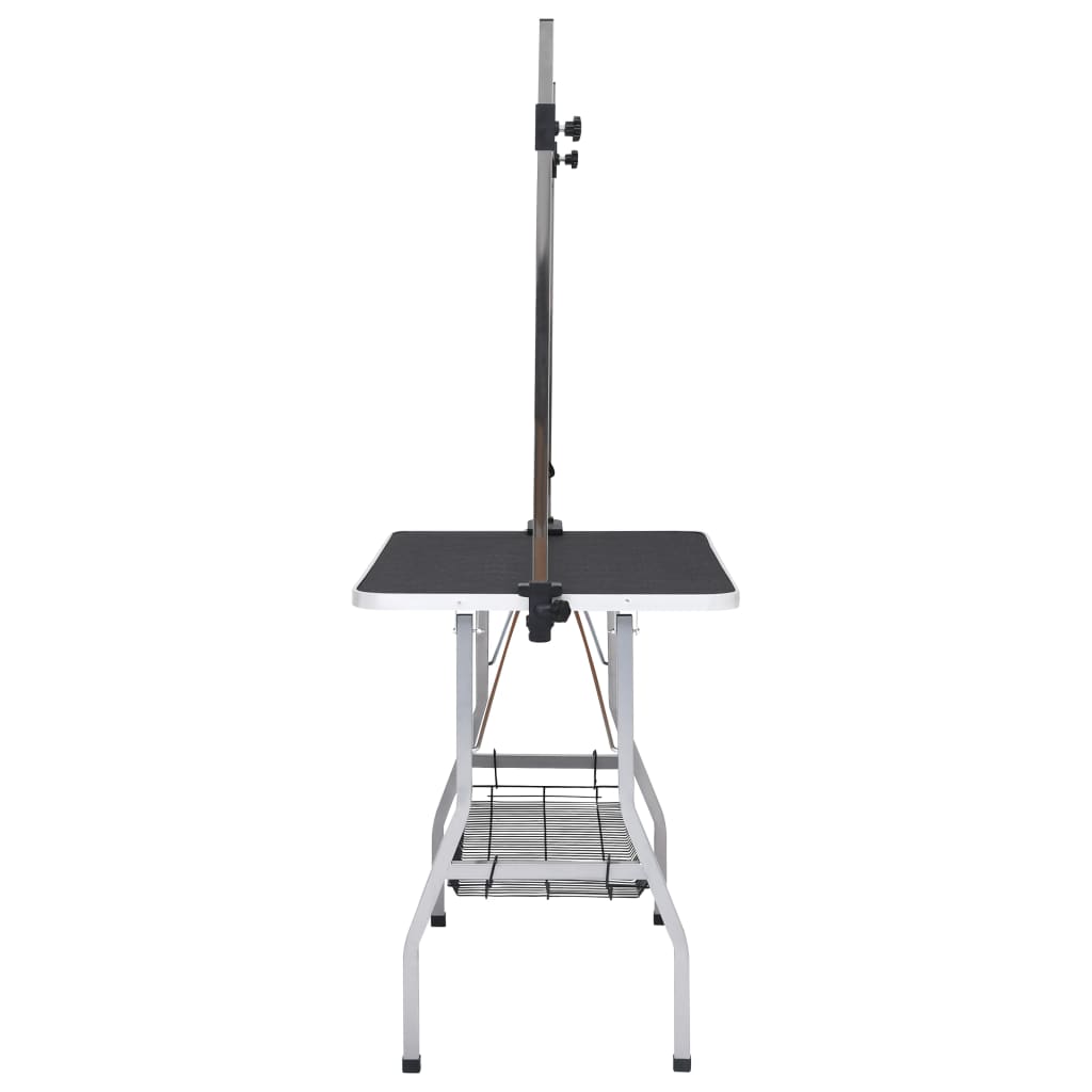 Mesa de grooming ajustável para cães com 2 laços e cesto - Image 3