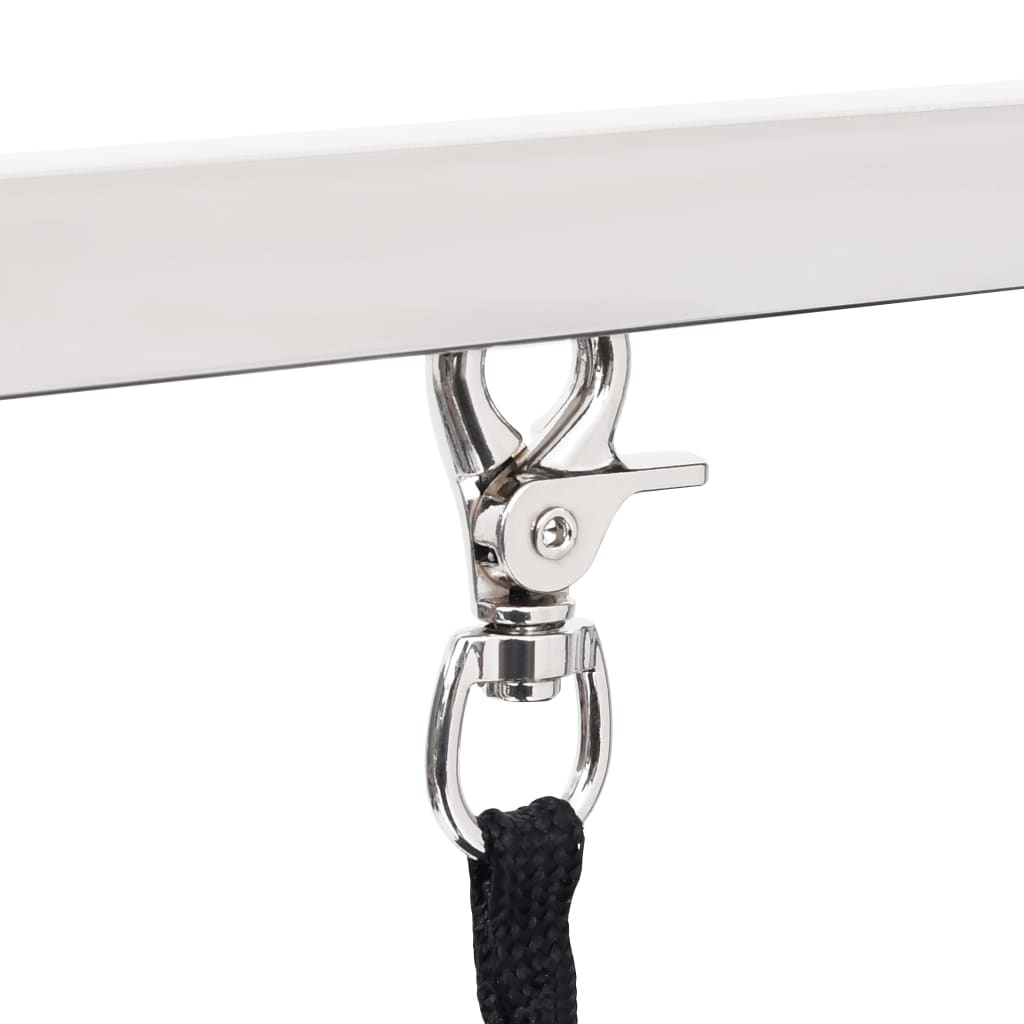 Mesa de grooming ajustável para cães com 2 laços e cesto - Image 6