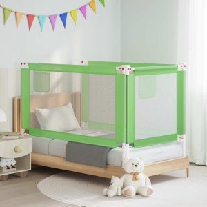 Barra de segurança p/ cama infantil tecido 150x25 cm verde