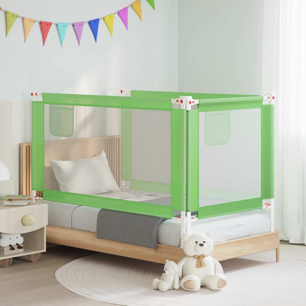 Barra de segurança p/ cama infantil tecido 150x25 cm verde