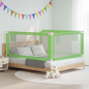 Barra de segurança p/ cama infantil tecido 180x25 cm verde
