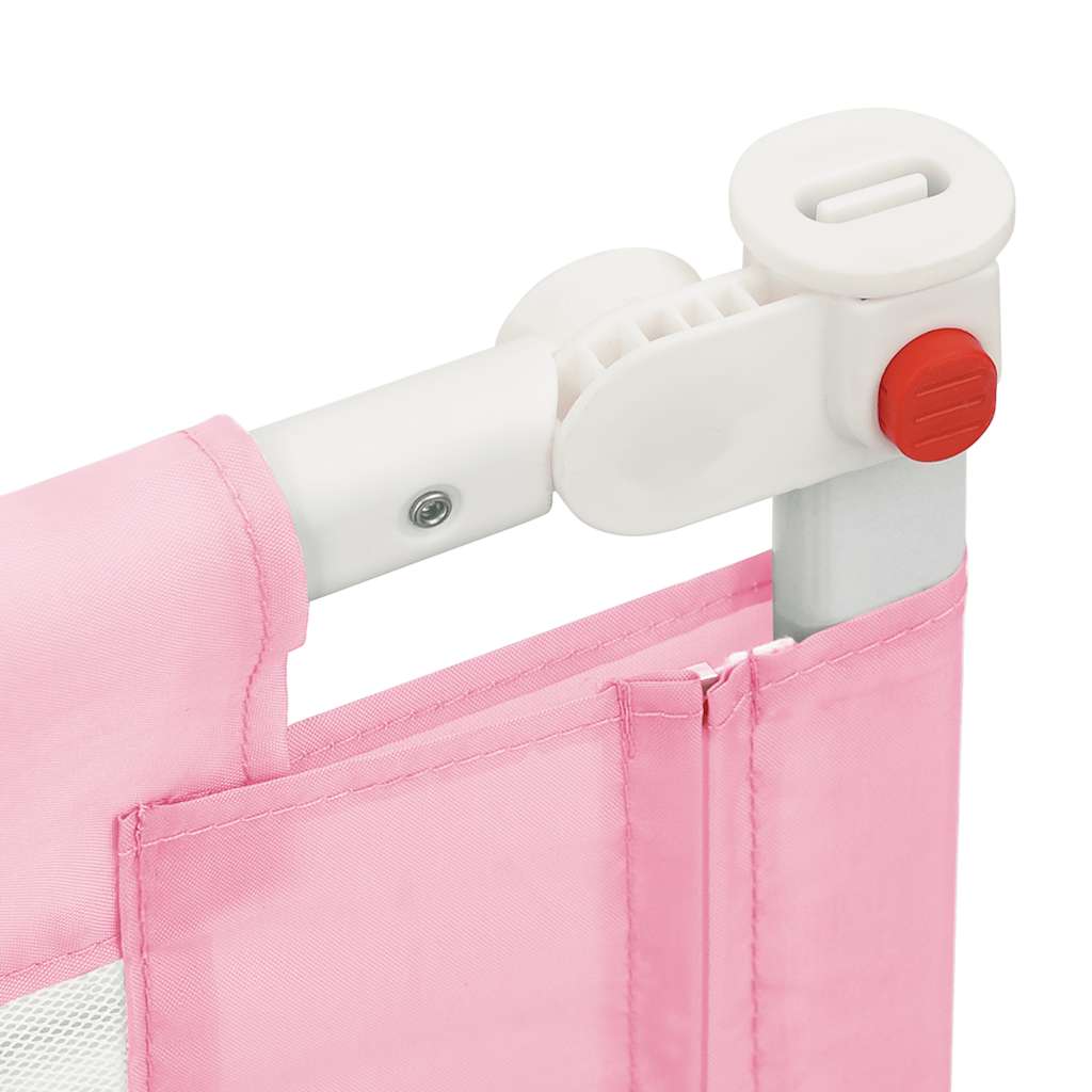 Barra de segurança p/ cama infantil tecido 100x25 cm rosa - Image 6