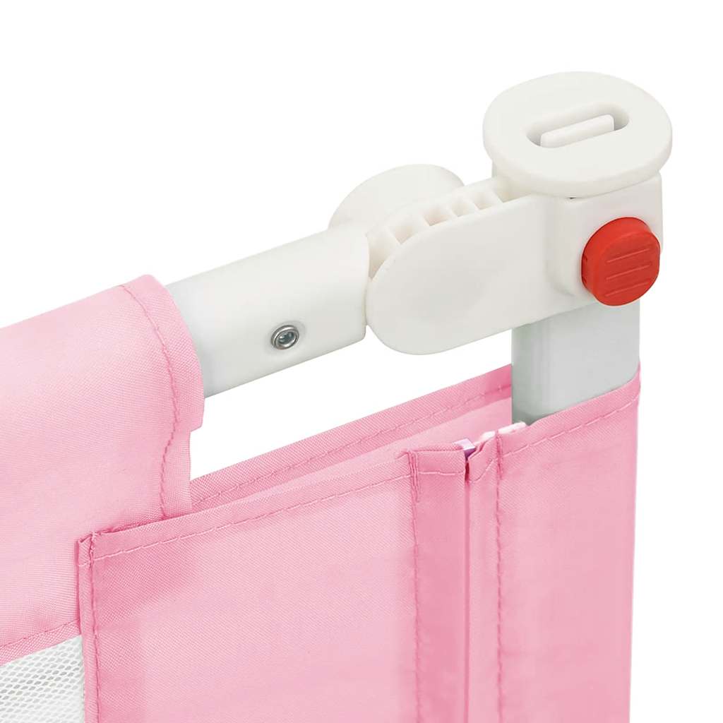 Barra de segurança p/ cama infantil tecido 140x25 cm rosa - Image 6