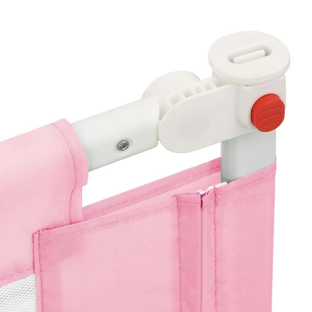 Barra de segurança p/ cama infantil tecido 150x25 cm rosa - Image 6