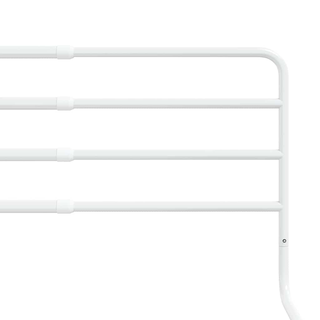Barra de segurança p/ cama infantil (76-137)x55 cm ferro branco - Image 6