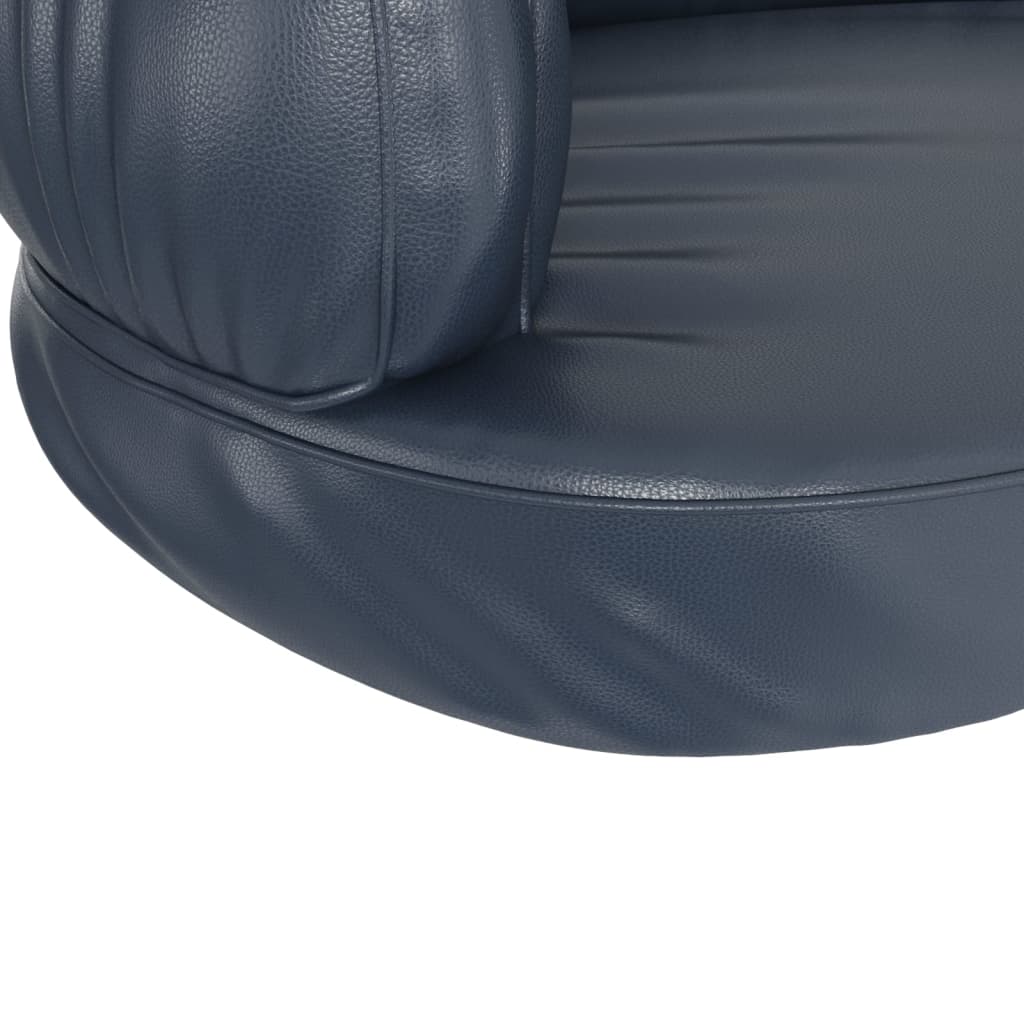 Cama p/ cães espuma ergonómico 60x42 cm couro artificial azul - Image 5