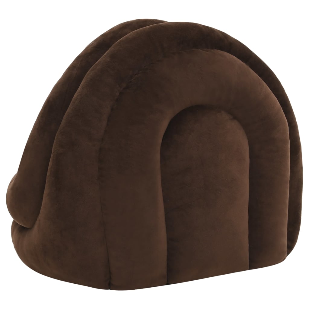 Cama para gatos 40x40x35 cm castanho e creme - Image 4