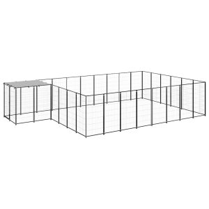 Canil 15,73 m² aço preto