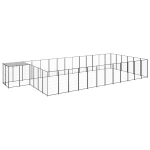 Canil 22,99 m² aço preto