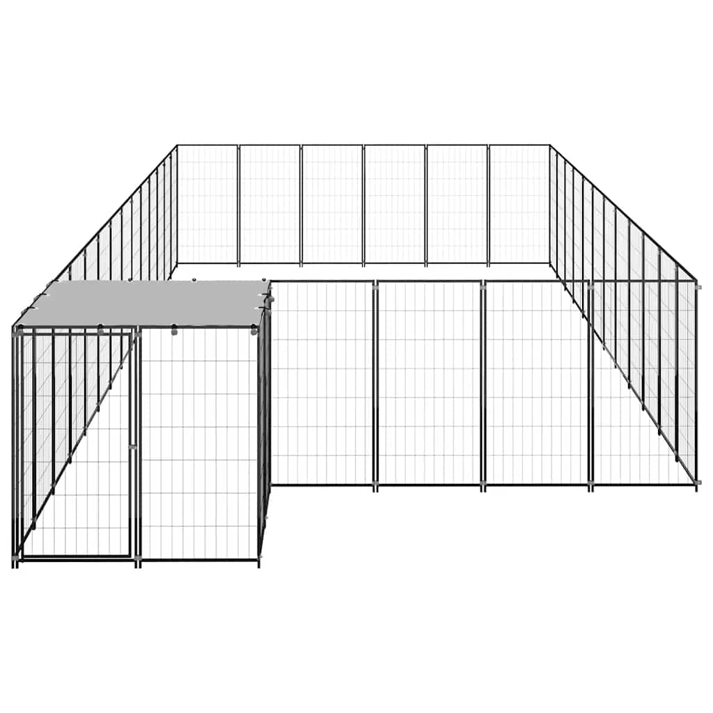 Canil 26,62 m² aço preto - Image 2