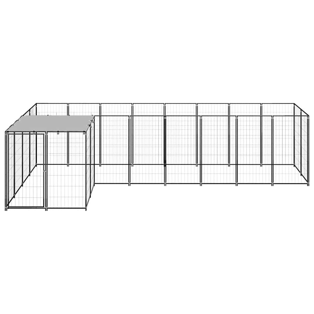 Canil 6,05 m² aço preto - Image 2