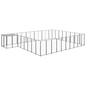 Canil 25,41 m² aço preto
