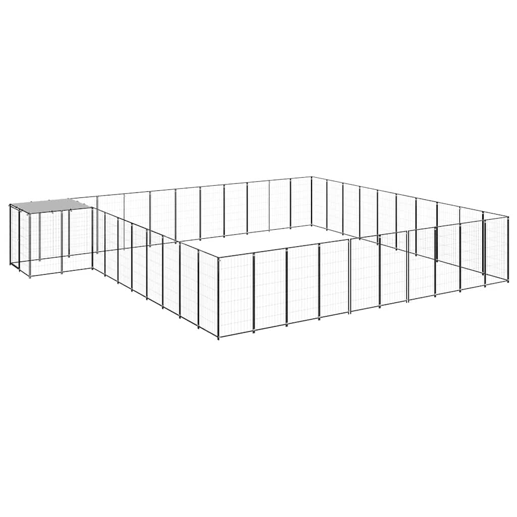 Canil 31,46 m² aço preto
