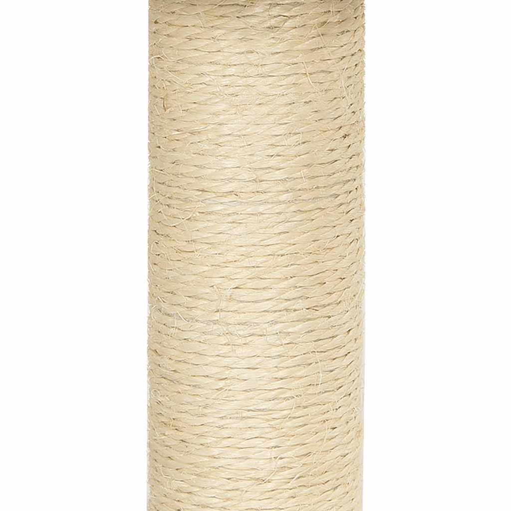 Árvore p/ gatos c/ postes arranhadores sisal 155 cm cinza-claro - Image 7