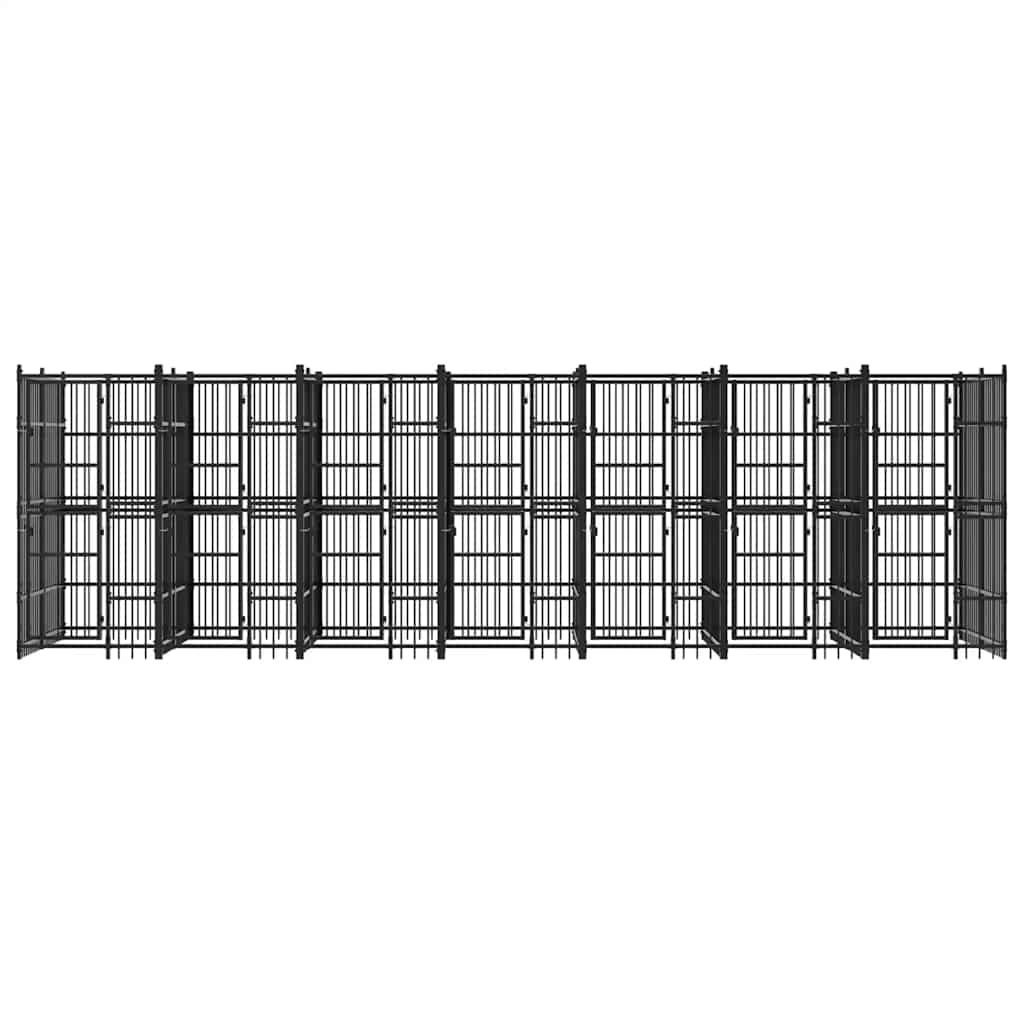Canil de exterior 12,9 m² aço - Image 4