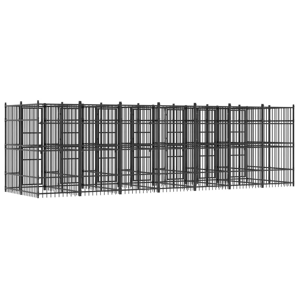 Canil de exterior 12,9 m² aço - Image 6