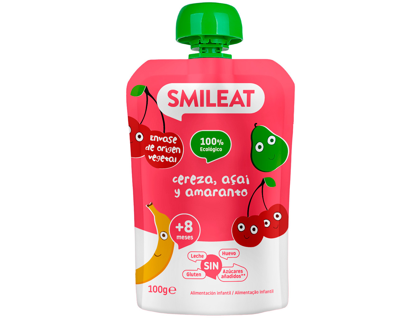 POUCH BIO CEREZA, AÇAI Y AMARANTO 100 GR