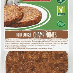 REFRIG HAMBURGUESA DE TOFU Y CHAMPIÑON 2 UND. 160 g Natursoy