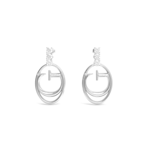 PAR DE BRINCOS GUESS, AÇO
