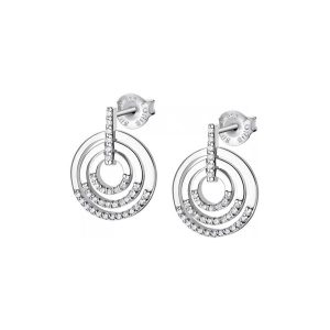 PAR DE BRINCOS LOTUS SILVER, PRATA 925