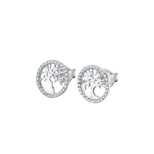 PAR DE BRINCOS LOTUS SILVER, PRATA 925