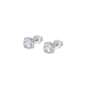 PAR DE BRINCOS LOTUS SILVER, PRATA 925