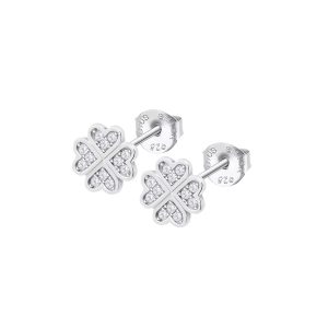 PAR DE BRINCOS LOTUS SILVER, PRATA 925