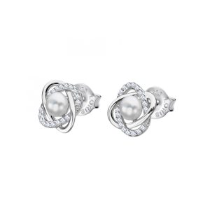 PAR DE BRINCOS LOTUS SILVER, PRATA 925