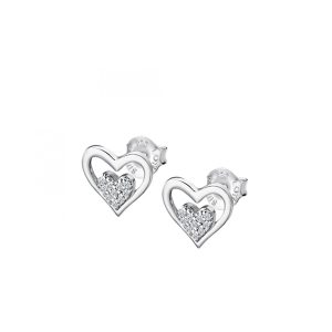 PAR DE BRINCOS LOTUS SILVER, PRATA 925
