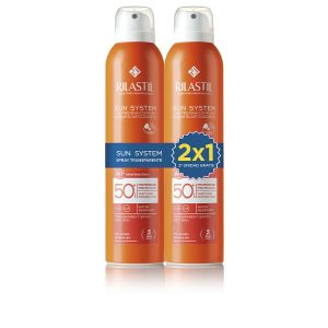 SUN SYSTEM 50+ SPRAY TRANSPARENTE coffret 2 pz